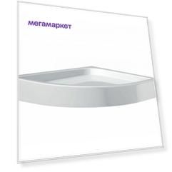W80T-301-090W Like Twin Slide, 90x90, белый акрил