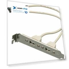 Адаптер ASIA ASIA BRACKET USB 2.0 2 PORT USB Bracket 2xUSB2.0 Bulk