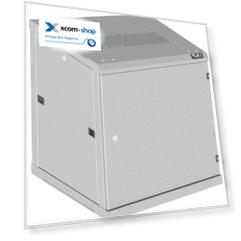 Шкаф настенный 19", 9U TLK TWC-096045-R-M-GY металлическая дверь, Ш600хВ503хГ450мм, 2 пары монтажных направляющих, серый