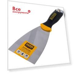Шпатель-скребок HARDY 80мм нерж./сталь ручка 2K Hardyflex 0830-680108