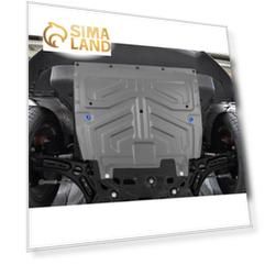 Защита картера и КПП Rival для Geely Coolray SX11 2020-н.в., штампованная, алюминий 3 мм, с крепежом, 333.1922.1