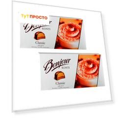 Акция 1+1 десерт Bonjour 232г классика Konti (2 шт)