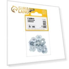 Гайка мебельная забивная Element, М6 мм, оцинкованная, на блистере 10 шт.