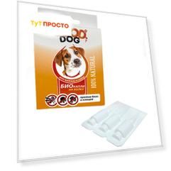Капли БИО Good Dog антипаразитарные для щенков и собак от блох и клещей
