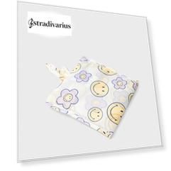 Stradivarius Складная Сумка Smiley ® Пастельно-Желтый 103
