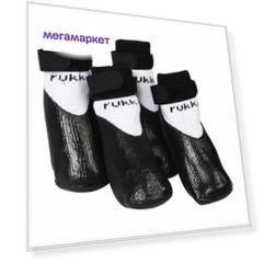 Носки для собак Rukka Rubber Socks р.1 , 4 шт черный