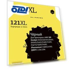 IC-H641 Картридж T2 № 121XL для HP Deskjet D1663/D2563/D2663/D5563/F2423/F2483/F2493/F4275/F4283/F4583/Photosmart C4683/C4783/ENVY 110e/120e, черный