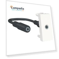NU343318 Розетка Minijack, 1 Модуль, Белый Schneider Electric