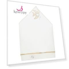 Белая косынка с рыбкой из страз Joli Bebe