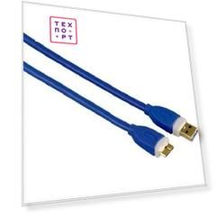 Кабель HAMA 00039682 USB 3.0 A(m) micro USB 3.0 B (m) 1.8м синий