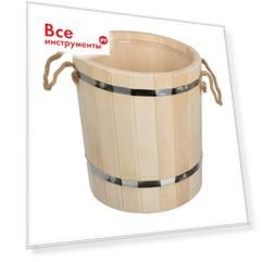 Запарник банные штучки таежный 9 л, с пластиковой вставкой, липа 31041