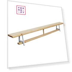 Скамья гимнастическая ZSO 2,0 м на металлических ножках