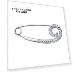 Брошь из серебра 94-140-00560-1