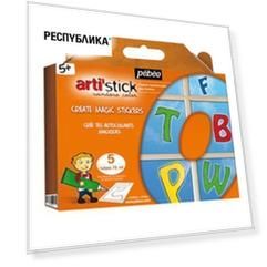 Набор красок по стеклу "Artistick Алфавит", 5 цветов