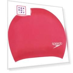 Шапочка для плавания Speedo Long Hair Cap арт. 8-06168A064, розовый, силикон