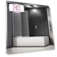 Шторка для ванны Good Door Screen SL 100х140 прозрачная, хром (SL-100-C-CH)