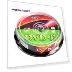 Диск VS DVD+R 4.7GB (VSDVDPRCB1001)