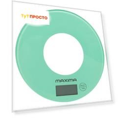 Весы кухонные максима мs-067 мятный