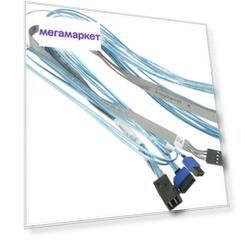 Кабель Supermicro SFF8643-4xSATA, M-M White CBL-SAST-0699