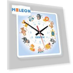 Часы настенные Centek СТ-7103 <Kids> (дети) 25х25 см, квадрат, шаговый ход, кварцевый механизм