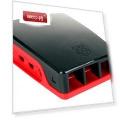 Корпус Qumo RS033 для Raspberry Pi 4 ABS Plastic Black-Red