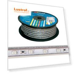 50м. Светодиодная лента RGB 5050, 14,4W, 220V, 60LED/m, IP67 Uniel ULS-5050-60LED-m-16mm-IP67-220V-14.4W-m-50M-RGB - (10803)