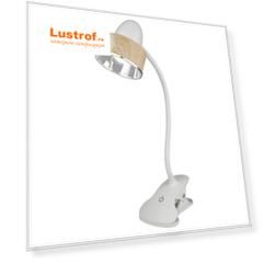 Сенсорная настольная лампа с диммером на прищепке Uniel TLD-557 Brown/LED/350Lm/5500K/Dimmer (UL-00004138)