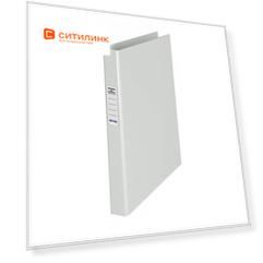 Упвковка папок на кольцах DURABLE 3130-02, 2шт колец, О-образные, A4, 35мм корешок, ПВХ, белый 25 шт./кор.