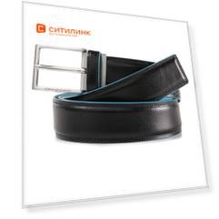 Ремень мужской Piquadro Blue Square CU4207B2/N черный натур.кожа