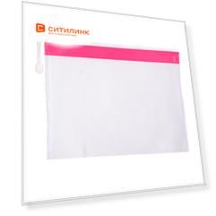 Папка на молнии ZIP Deli Rio EF45102 A4 ПВХ цвет молнии ассорти сетка 12 шт./кор.