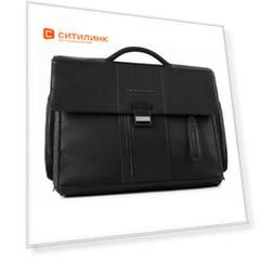 Портфель Piquadro BRIEF CA1045BR/N черный натур.кожа/ткань