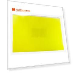 Упаковка папок на молнии ZIP БЮРОКРАТ Double Neon DNEBPM4AYEL, A4+, полипропилен, 0.15мм, карман для визиток, желтый/ белый 12 шт./кор.