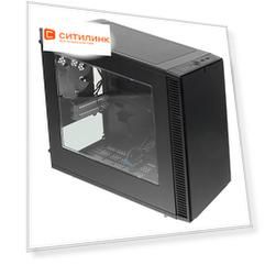 Корпус miniITX Fractal Design Define Nano S Window, Mini-Tower, без БП, черный [fd-ca-def-nano-s-bk-w]