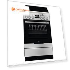 Электрическая плита ELECTROLUX EKC954907X, стеклокерамика, нержавеющая сталь
