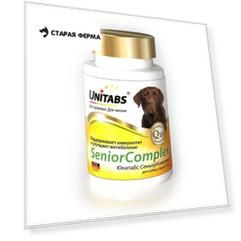 Unitabs SeniorComplex с Q10 для собак 100 таб