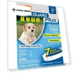 Ошейник Hartz Ultra Guard Plus инсектоакарицидный для щенков белый - 40 см + 10%