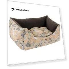 Fauna International Tokyo Coral мягкий лежак для кошек и собак 57х43х18 см