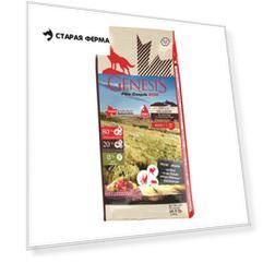 Genesis Pure Canada Broad Meadow Soft полувлажный корм для взрослых собак с говядиной, мясом косули и дикого кабана