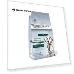 Arden Grange GF Sensitive сухой беззерновой корм для собак с деликатным желудком и чувствительной кожей с белой рыбой и картофелем - 6 кг