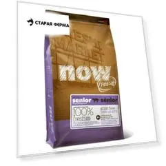 NOW Fresh Grain Free сухой беззерновой корм для пожилых кошек и кошек, склонных к избыточному весу с индейкой, уткой и овощами - 1,82 кг