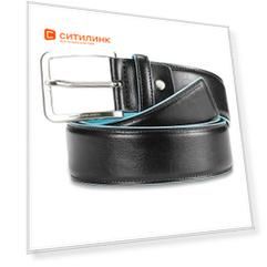 Ремень Piquadro Blue Square CU3254B2/N черный натур.кожа