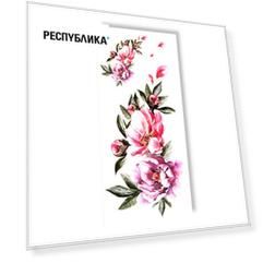 Временная татуировка Tattooshka "Большие акварельные цветы"