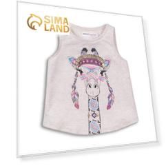 Майка для девочек Hyper2, размер 9-10 лет, цвет молочный