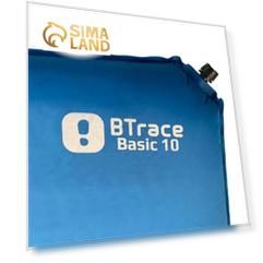 Ковер самонадувающийся BTrace Basic 10,198х63х10 см, цвет синий Ковер самонадувающийся BTrace Basic 10,198х63х10 см, цвет синий