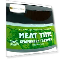 Лакомство Meat Time для собак семенники говяжьи медальоны (40 гр)