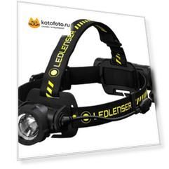 Фонарь светодиодный налобный LED Lenser H7R Work, 1000 лм., аккумулятор