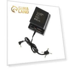 Блок питания LuazON LCC-49, 1 А, 6 режимов 1.5-12V, переключатель полярности, провод 65 см