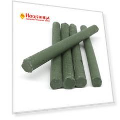 SS004 Сургуч в стержнях для клеевого пистолета зеленый, 5шт/уп HappyClay