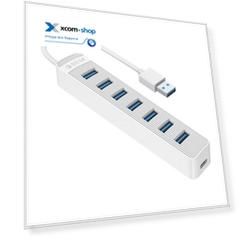 Концентратор USB 3.0 Orico TWU3-7A-WH