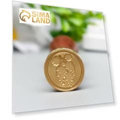Печать для сургуча с деревянной ручкой "Виноград" 9х2,5х2,5 см